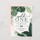 Search for monstera birthday invitations Wild one