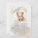 Search for we are over the moon baby shower invitations Teddy bear