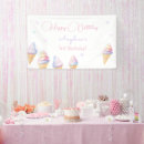 Search for ice cream birthday banners Girl