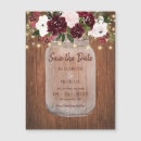 Search for burgundy floral save the dates String lights