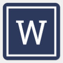 Search for monogram stickers Navy blue