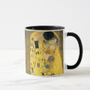 Search for klimt the kiss mugs Gold