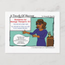 Search for therapists postcards Cartoon
