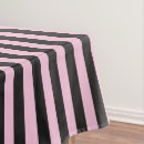 Search for pink stripes tablecloths Black