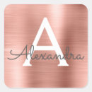 Search for girly monogram stickers Elegant