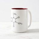Search for chemical formula for caffeine mugs Chemistry