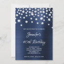 Search for navy blue diamond invitations Sparkle