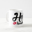Search for red lips mugs Black and red