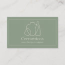 Search for sculpture business cards Ceramic