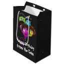 Search for funny birthday gift bags Black