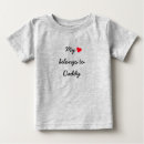 Search for fathers day baby girl tshirts Heart