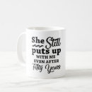 Search for 50th anniversary mugs Marriage