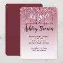 Search for bling baby shower invitations Purple