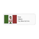 Search for italian return address labels Chef