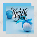 Search for golf thank you postcards cards invites Golfer