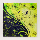 Search for yellow flower puzzles Green