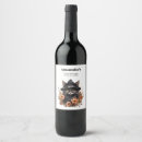 Search for black cat wine labels Halloween
