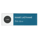 Search for blue name tags With magnetic back