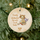 Search for orange tabby cat christmas tree decorations Animal