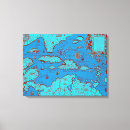 Search for antique map canvas prints Americas
