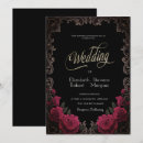 Search for vintage gothic wedding invitations Floral