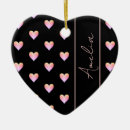 Search for gold heart christmas tree decorations Hearts
