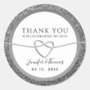 Search for glam wedding stickers Silver