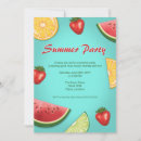 Search for summer fruits invitations Watermelon