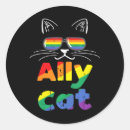 Search for gay pride cat stickers Ally