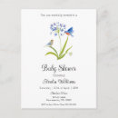 Search for lily baby shower invitations Botanical