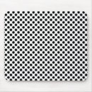 Search for white polka mousepads Black and white