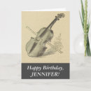 Search for violin birthday cards Elegant
