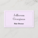Search for elegant business cards Hair stylist