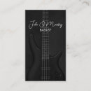 Search for bass guitar business cards Musician
