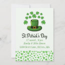 Search for green shamrocks invitations Whimsical