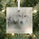 Search for white wolf christmas tree decorations Animals