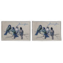 Search for blue bird pillowcases Watercolor