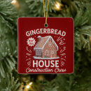 Search for gingerbread house christmas tree decorations Santa