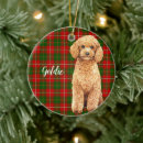 Search for red poodle christmas tree decorations Plaid