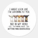 Search for funny chihuahua stickers Chiwawa