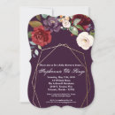 Search for purple rose invitations Plum