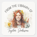 Search for girl with bookplates This book belongs to