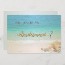 Search for beach wedding bridesmaid cards Elegant