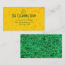 Search for sponge business cards Housekeeper
