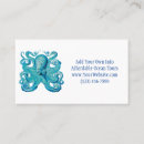 Search for octopus business cards Sea creature