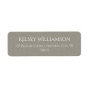 Search for linen return address labels Modern