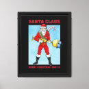Search for santa claus canvas prints Xmas
