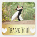 Search for photo thank you wedding stickers Couple