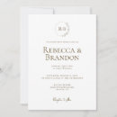 Search for monogram names wedding invitations Modern