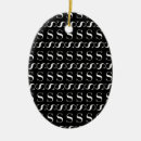 Search for letter s christmas tree decorations Initial